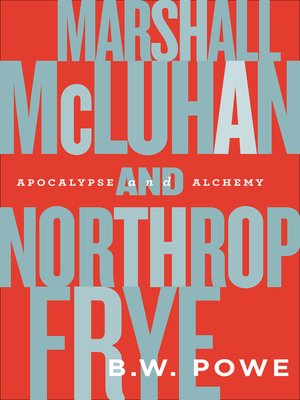 cover image of Marshall McLuhan and Northrop Frye